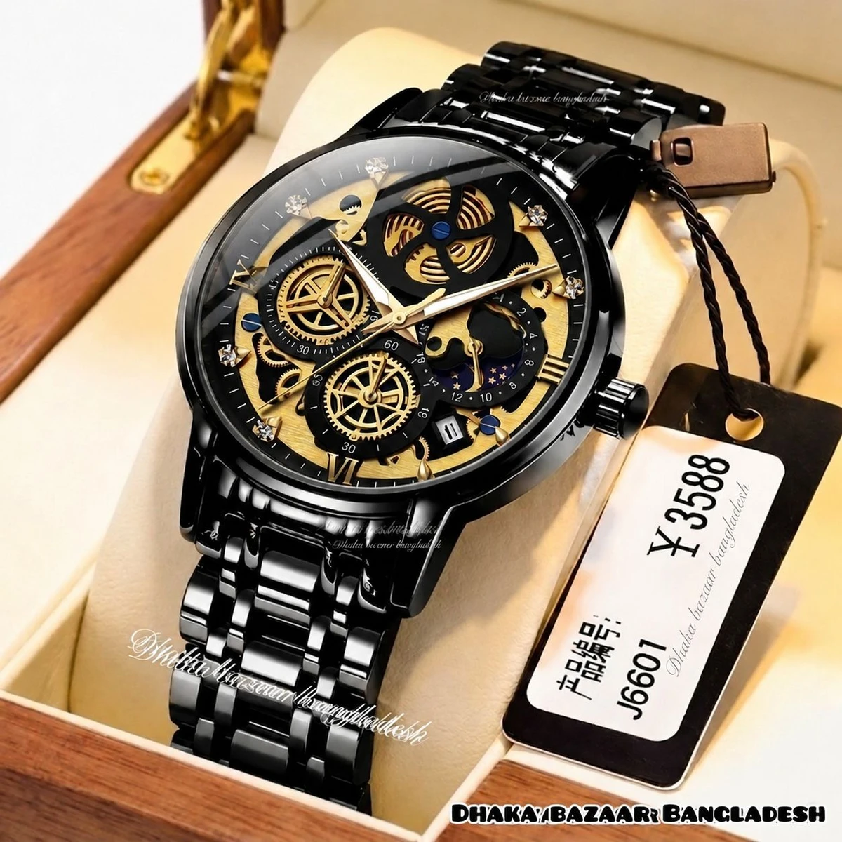 3352 BOSS OliveZ নতুন ডিজাইনের পুরুষদের জন্য ঘড়ি BLACK NEW